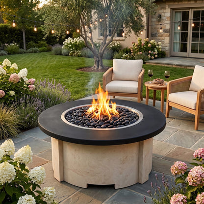 Homebridge GFRC Concrete Fire Pit Table