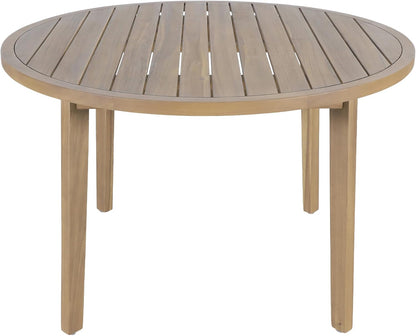 New Classic Furniture Arden 5-Piece Wood Outdoor Dining Set in Natural
