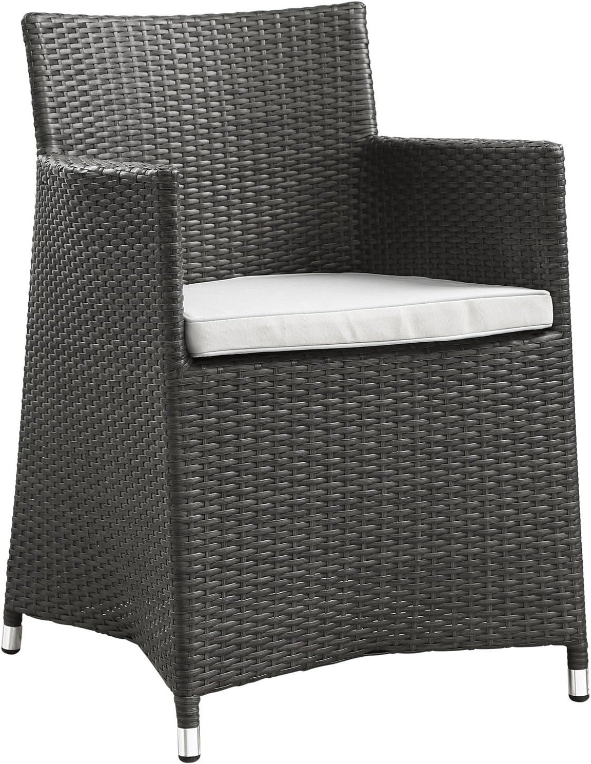 Junction 7 Piece Outdoor Patio Dining Set, Gray/White