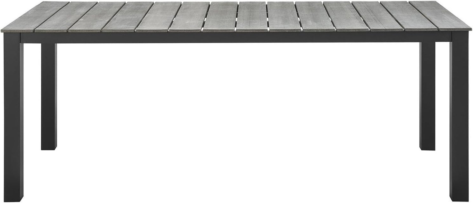 Junction 7 Piece Outdoor Patio Dining Set, Gray/White