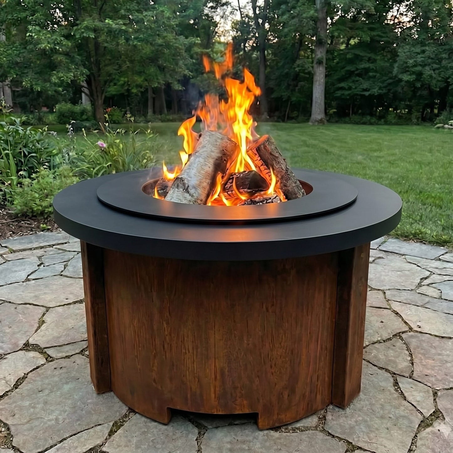 Homebridge GFRC Concrete Fire Pit Table