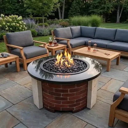 Homebridge GFRC Concrete Fire Pit Table