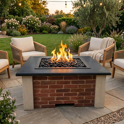 Homebridge GFRC Concrete Fire Pit Table