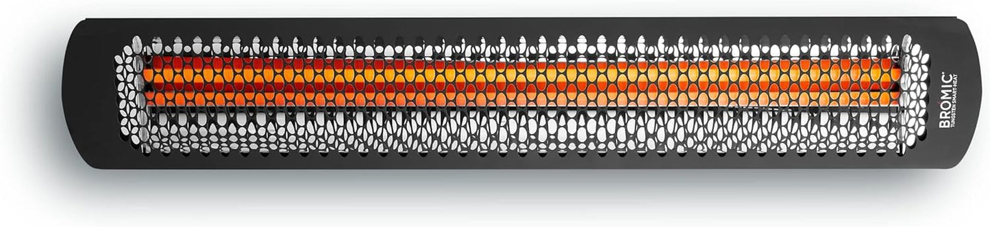 Bromic Tungsten Smart Heat 6000W Electric Patio Heater – Dual Element Infrared, 220V-240V, Black Finish – BH0420033