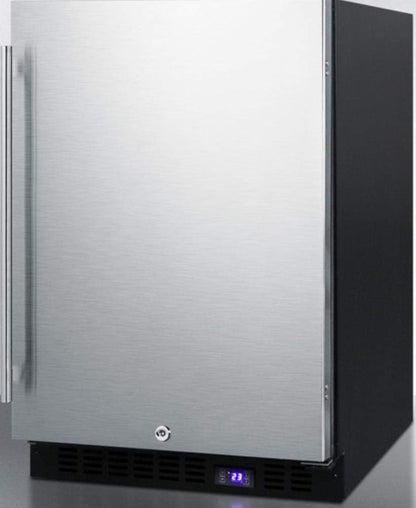 Summit 24” Freezer, Built-In, Outdoor Freezer, 4.6 Cu.Ft. Capacity, Stainless Steel- SPFF51OS