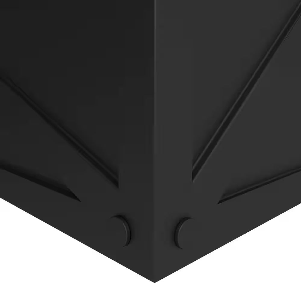 Bonsai 13 In. High Fiberstone Rectangular Planter Weather-Resistant Indoor and Outdoor Decorative Pot 30 in Wide, Black