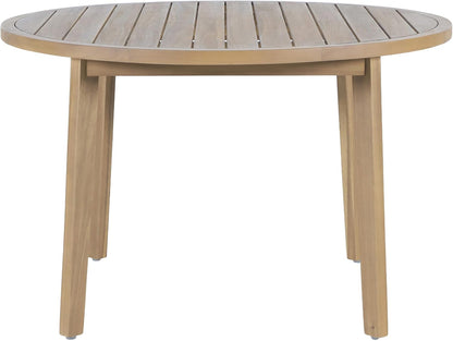New Classic Furniture Arden 5-Piece Wood Outdoor Dining Set in Natural