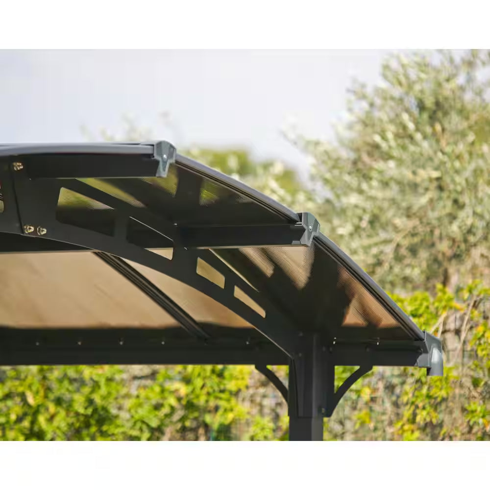 Tucson 12 Ft. X 16 Ft. Gray/Bronze Outdoor Hard Top Gazebo