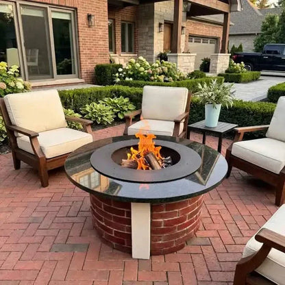 Homebridge GFRC Concrete Fire Pit Table