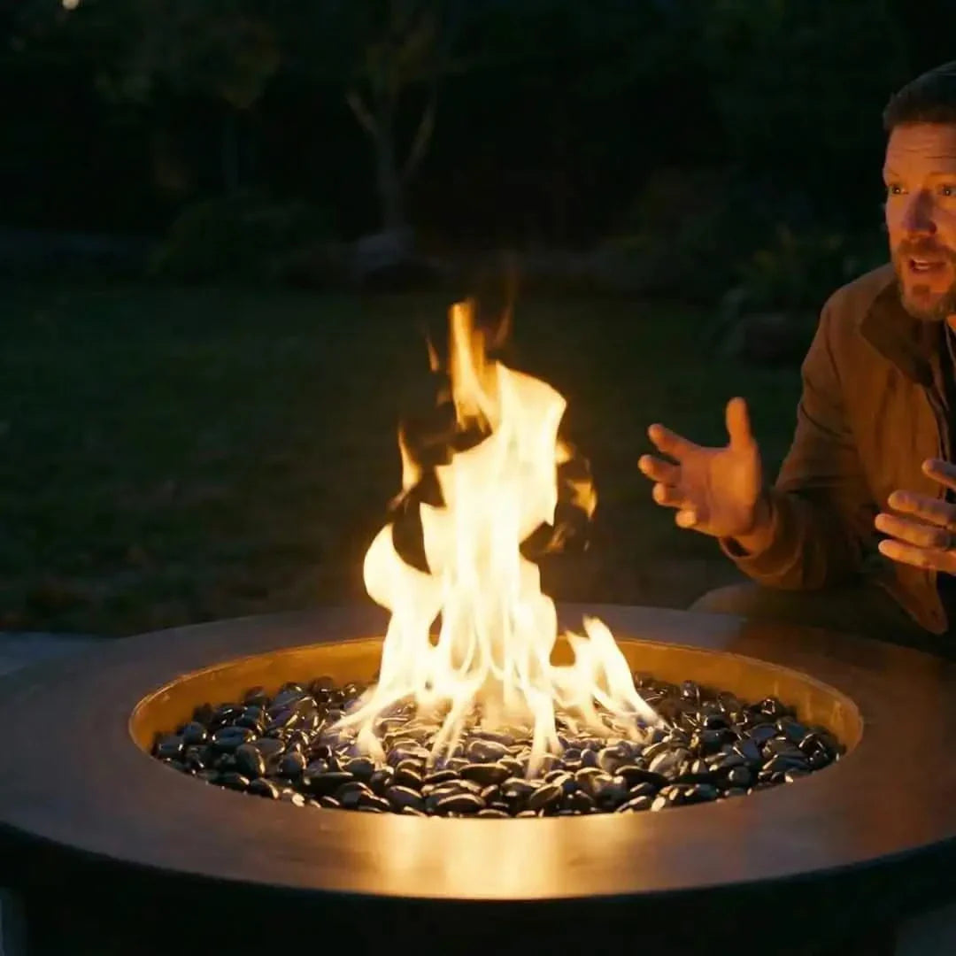 Homebridge GFRC Concrete Fire Pit Table
