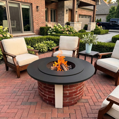 Homebridge GFRC Concrete Fire Pit Table