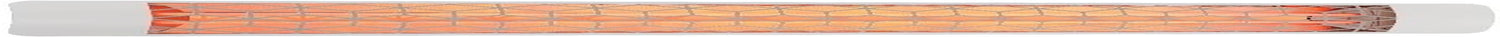 EF60480W6 6000 Watt Electric Infrared Dual Element Heater- Voltage: 480- Finish Color: White- Decorative Fascia: Stella