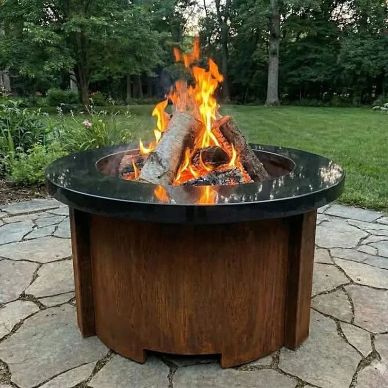 Homebridge GFRC Concrete Fire Pit Table