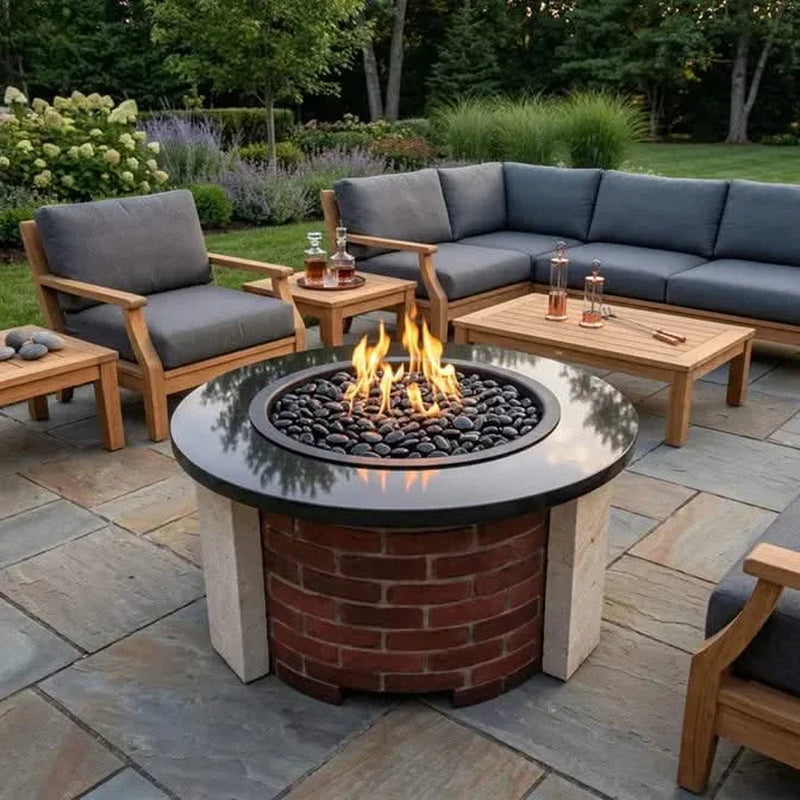 Homebridge GFRC Concrete Fire Pit Table