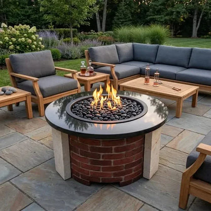 Homebridge GFRC Concrete Fire Pit Table