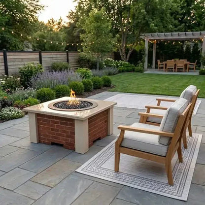 Homebridge GFRC Concrete Fire Pit Table